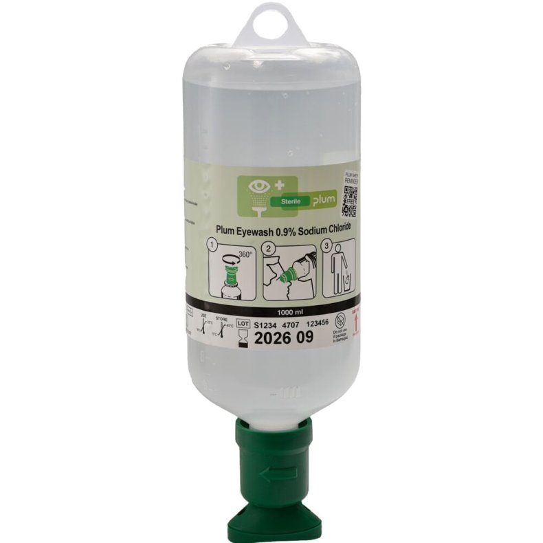 S�r- og �jenskyl, Plum, 1000 ml, steril *Denne vare tages ikke retur*