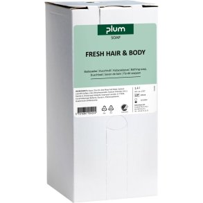 H�r og bodyshampoo, Kiilto, 1400 ml, uden farve med parfume