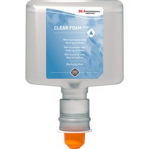 Skums�be, SCJ Professional, 1200 ml, uden farve og parfume, til touchfree dispenser,0,7 ml pr. dosering