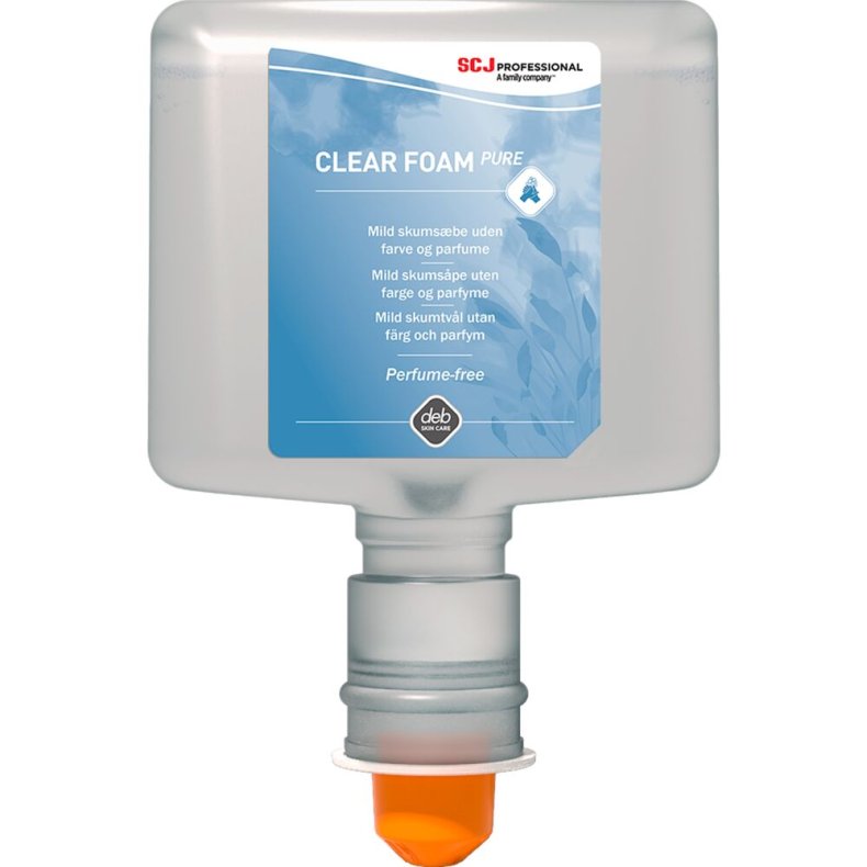 Skums�be, SCJ Professional, 1200 ml, uden farve og parfume, til touchfree dispenser,0,7 ml pr. dosering