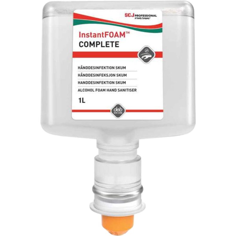 H�nddesinfektion, SCJ Professional, 1000 ml, 80% ethanol, til touchfree dispenser