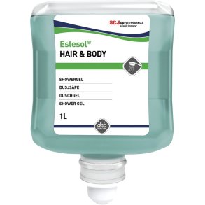 H�r og bodyshampoo, SCJ Professional, 1 l, med farve og parfume