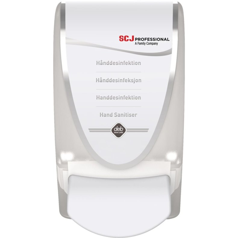 Dispenser, SCJ Professional, 1000 ml, hvid, h�nddesinfektion, manuel,0,7 ml pr. dosering