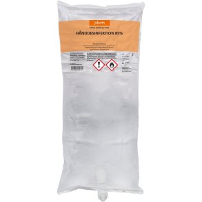 H�nddesinfektion, Kiilto, 1000 ml, med 85% ethanol blanding hvoraf 6% er IPA