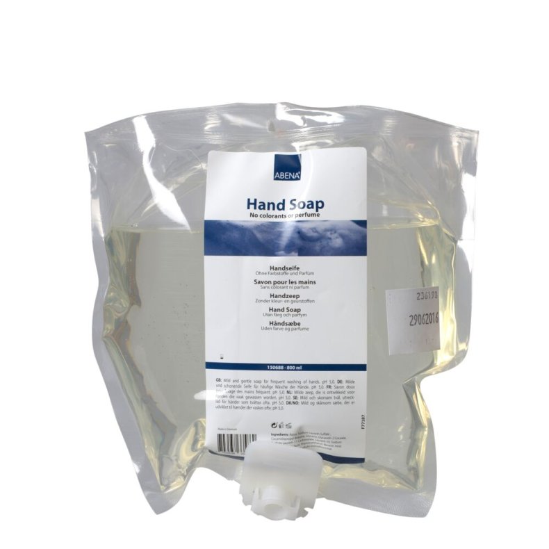 H�nds�be, ABENA, 800 ml, uden farve og parfume, refiller