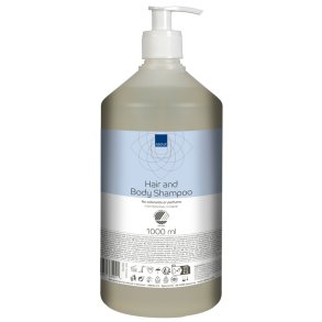 H�r- og Bodyshampoo, ABENA, 1 l, med pumpe