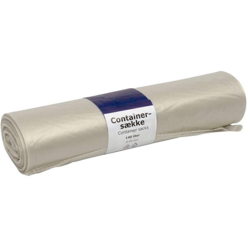 Containers�k, 140 l, klar, LDPE/genanvendt, 92x144,5cm