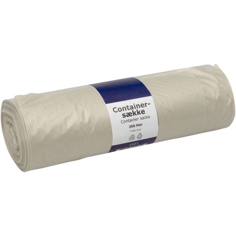 Containers�k, 350 l, klar, LDPE/genanvendt, 146x160cm
