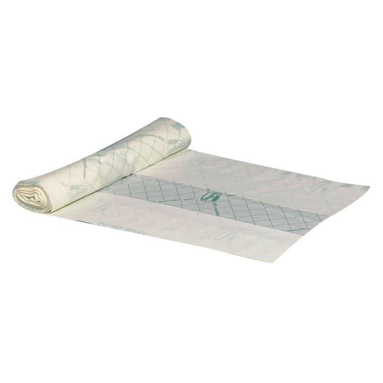 Bios�k, BioBag, transparent gr�n, mater-bi, 82x105cm, 60-80 l