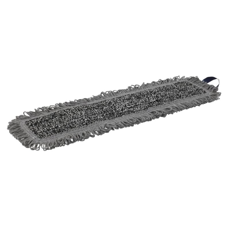 Skrubbemoppe, Vikan Wet Scrub, gr�, 40 cm, med hook'n'loop