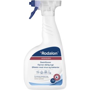 Overfladedesinfektion, Rodalon, 750 ml, Benzalkoniumchlorid, mod skimmelsvamp og d�rlig lugt.