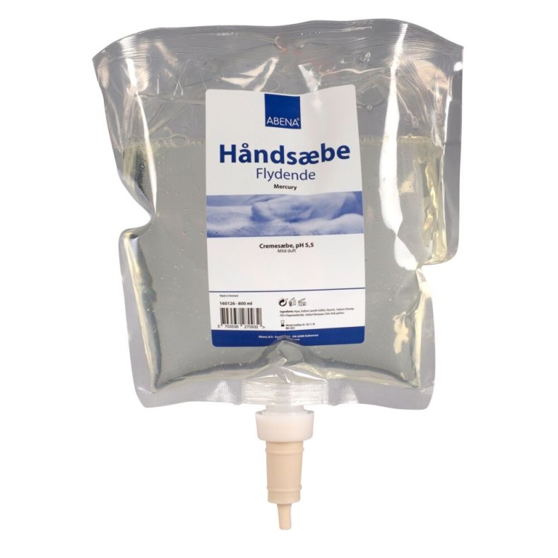 H�nds�be, Mercury, 800 ml, uden farve og parfume *Denne vare tages ikke retur*