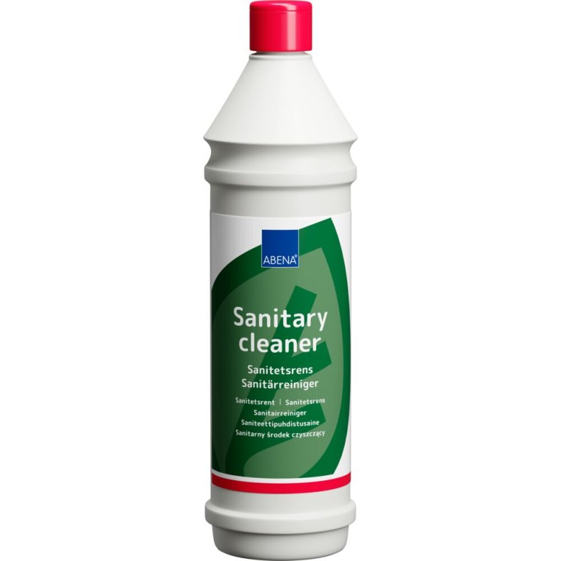 Sanitetsreng�ring, ABENA, 1 l, sur/kalkh�mmende, uden farve og parfume