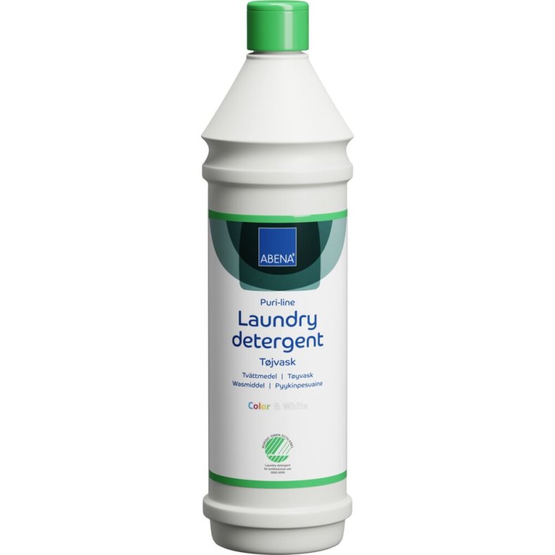 T�jvask, ABENA Puri-Line, 1 l, kul�rt og hvidt, uden farve og parfume