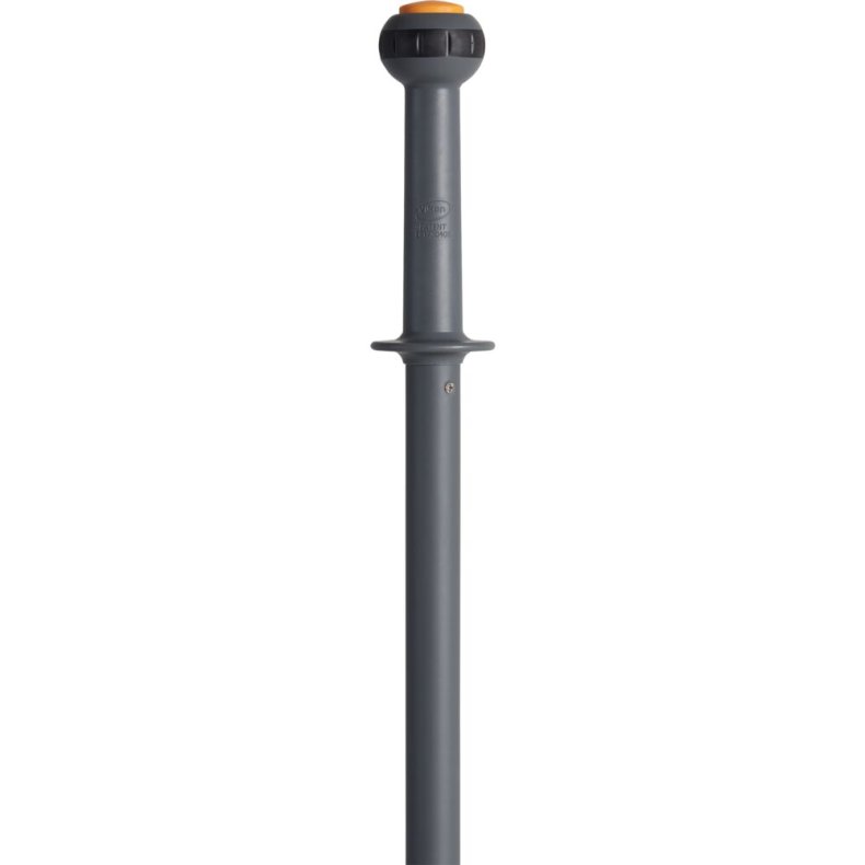 Teleskopskaft med klik, Vikan, �3,2cm, gr�, aluminium/PP, 123,5-177cm