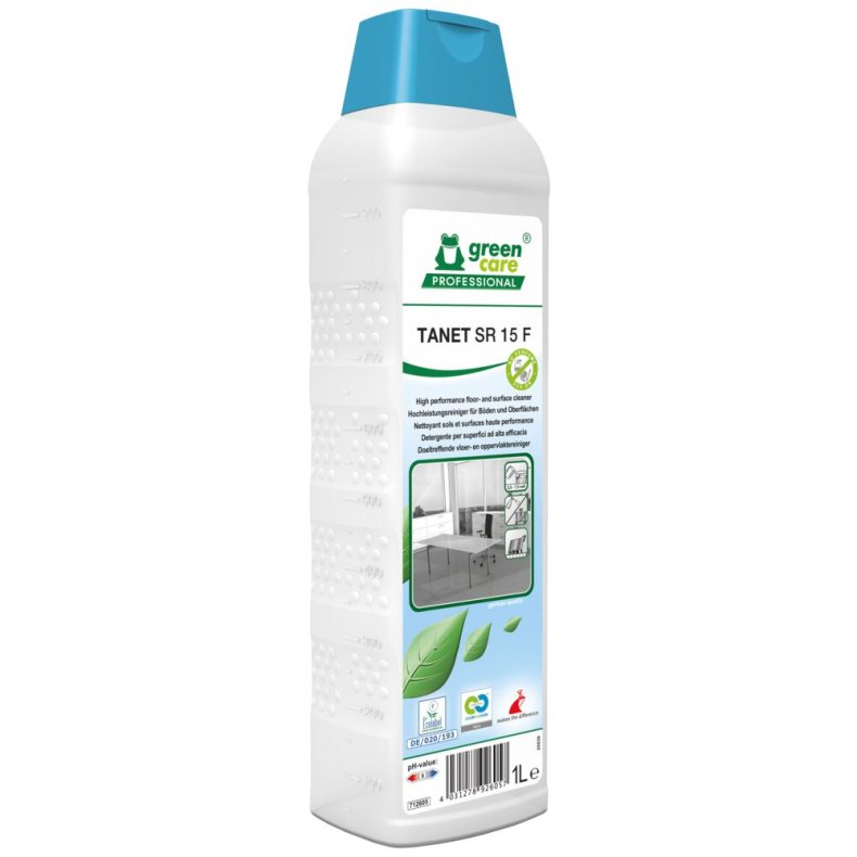 Universalreng�ring, Green Care Professional TANET SR 15 F, 1 l, uden farve og parfume
