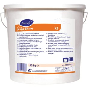 Ibl�ds�tningsmiddel, Diversey Suma Shine K2, uden klor, farve og parfume, 10 kg *Denne vare tages ikke retur*