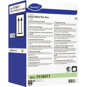 Maskinopvask, Diversey Suma Ultra Pur-Eco L2, 10 l, SafePack, til bl�dt vand, uden klor