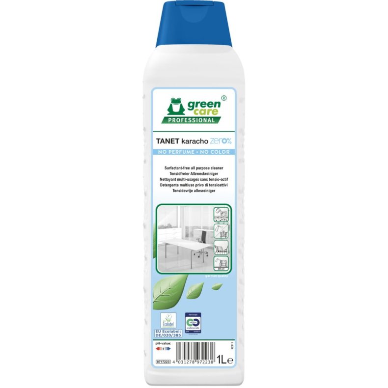 Universalreng�ring, Green Care Professional TANET Karacho zero %, 1 l, uden farve og parfume