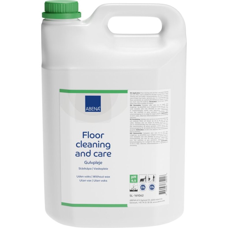 Gulvpleje, ABENA, 5 l, uden voks, farve og parfume
