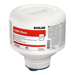 Maskinopvask, Ecolab Solid Hero, med klor, 4,5 kg