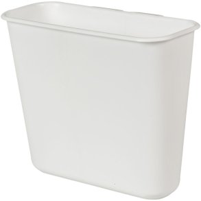 Opbevaringsboks, Tina Trolleys, 100x220x180mm, hvid, PP, stor