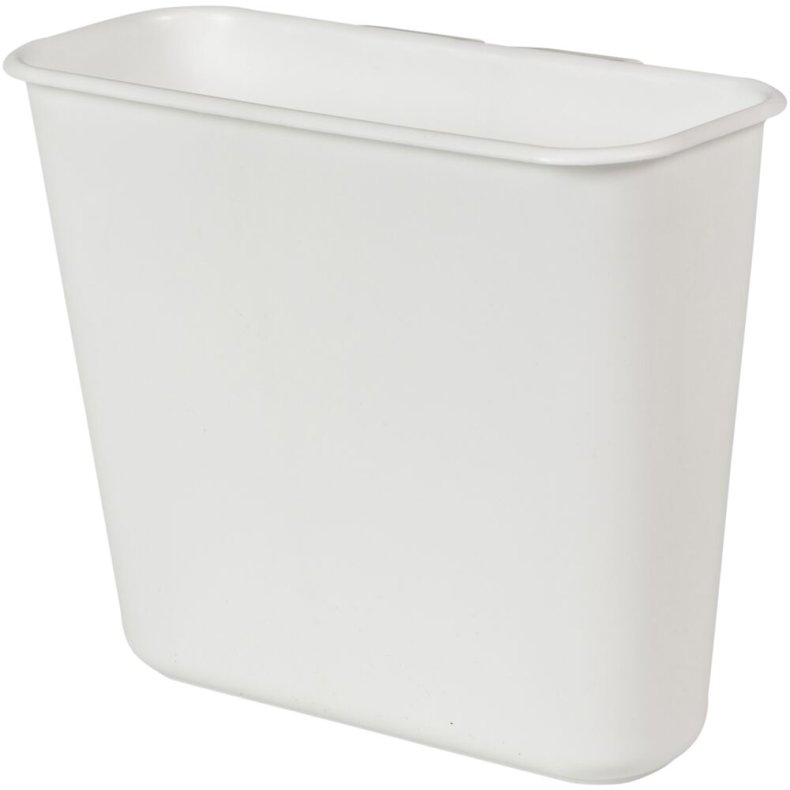 Opbevaringsboks, Tina Trolleys, 100x220x180mm, hvid, PP, stor