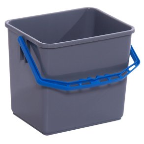Inventarspand, Tina Trolleys, 240x190x220mm, gr�, PP, med bl� hank, 6 ltr. *Denne vare tages ikke retur*