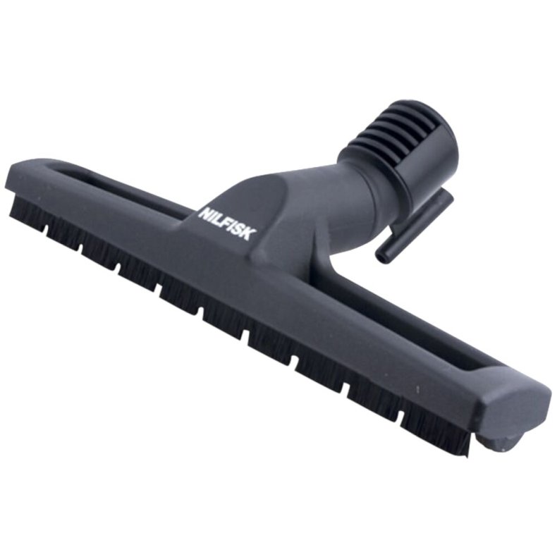Parketmundstykke, Nilfisk, GD5, GD930, VP300/600/930, 300mm, �32mm, sort, plast, med b�rsteh�r, clips og hjul *Denne vare tages ikke retur*