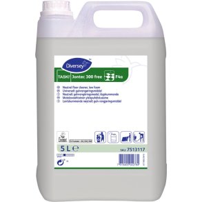 Gulvreng�ring, Diversey TASKI Jontec 300 Free F4a, 5 l, uden farve og parfume