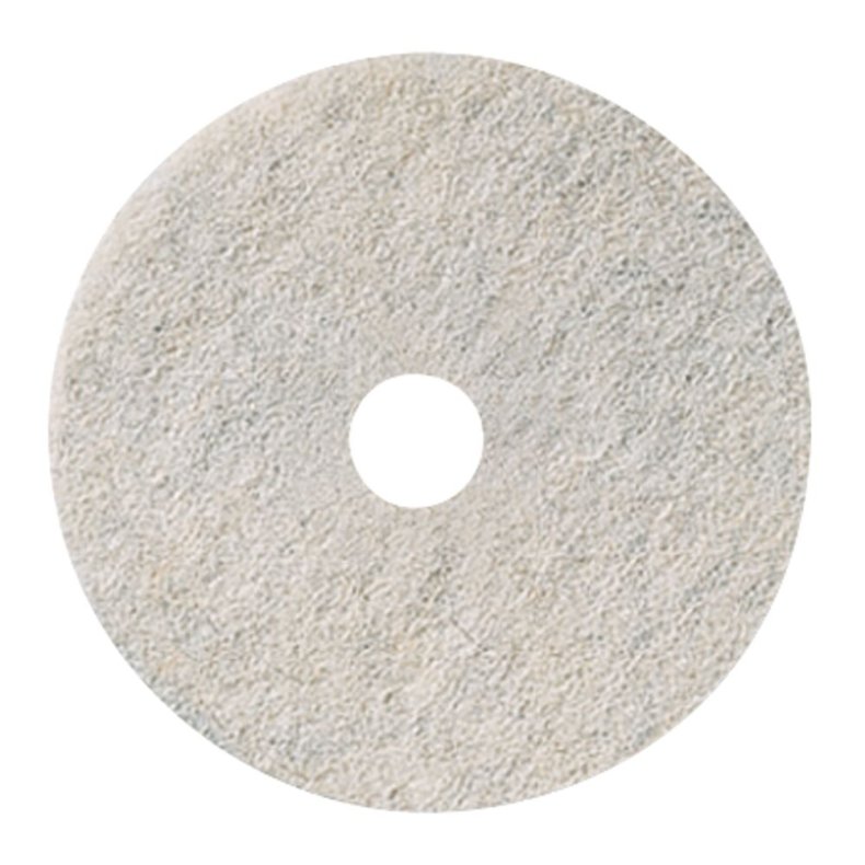 Gulvrondel, 3M Scotch-Brite, 20", �505mm, hvid, 85 mm, polyester, til let reng�ring *Denne vare tages ikke retur*