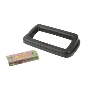 L�g, Vileda Geo, 49x29x9cm, sort, plast, �ben, med beslag til v�goph�ng, til kildesortering *Denne vare tages ikke retur*