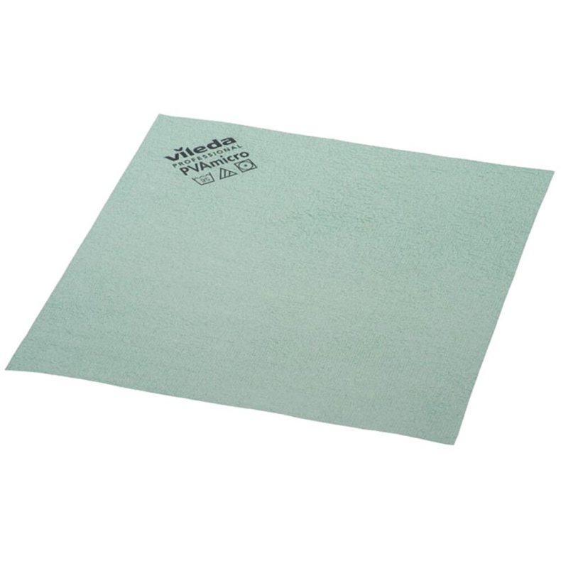 Reng�ringsklud, Vileda PVAmicro, 38x35cm, gr�n, mikrofiber