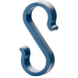 S-krog, Vileda Origo, 5,5x1,2x2,5cm, gr�, plast, til oph�ng