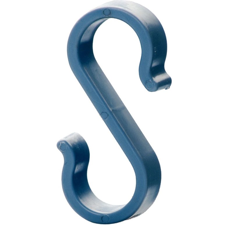 S-krog, Vileda Origo, 5,5x1,2x2,5cm, gr�, plast, til oph�ng