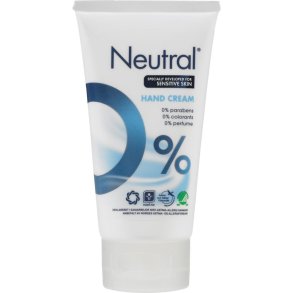 H�ndcreme, Neutral, 75 ml, uden farve og parfume, 20% fedt