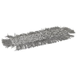Moppe, Vikan Damp 43, gr�, mikrofiber, 40 cm, lommer