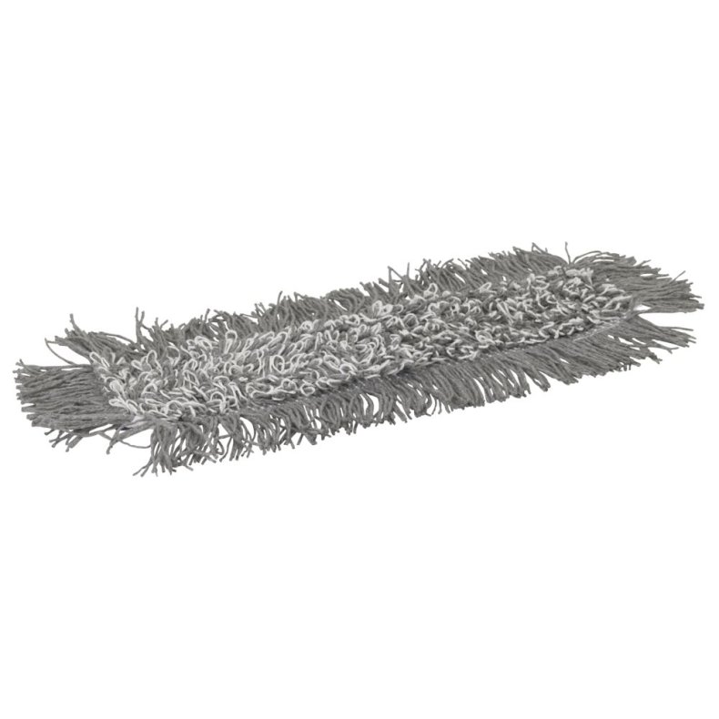 Moppe, Vikan Damp 43, gr�, mikrofiber, 40 cm, lommer