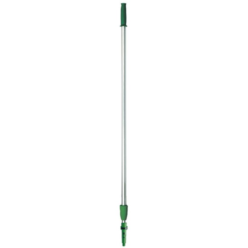 Teleskopskaft med gevind og klik, Unger OptiLoc, gr�n, aluminium/plast, 160-300 cm *Denne vare tages ikke retur*