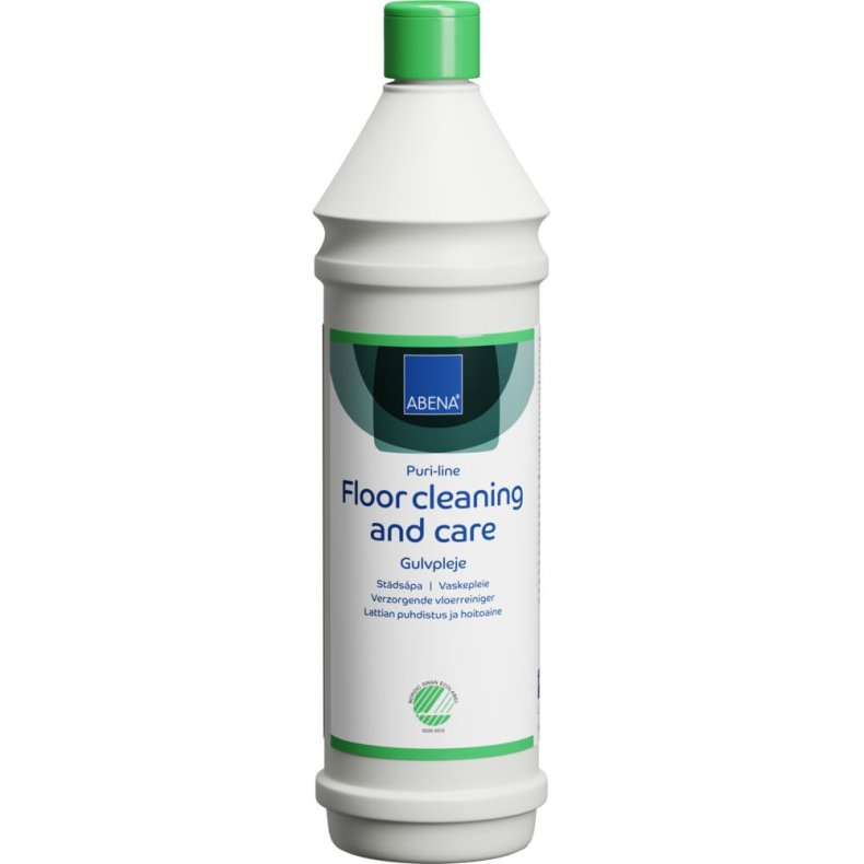 Gulvpleje, ABENA Puri-Line, 1 l, uden voks, med farve og parfume
