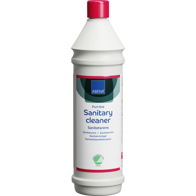 Sanitetsreng�ring, ABENA Puri-Line, 1 l, sur/kalkh�mmende, med farve og parfume