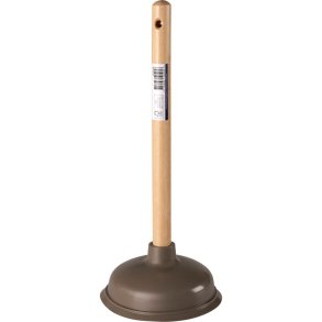 Vaskesuger, 35cm, �13,8cm, brun, plast/tr�