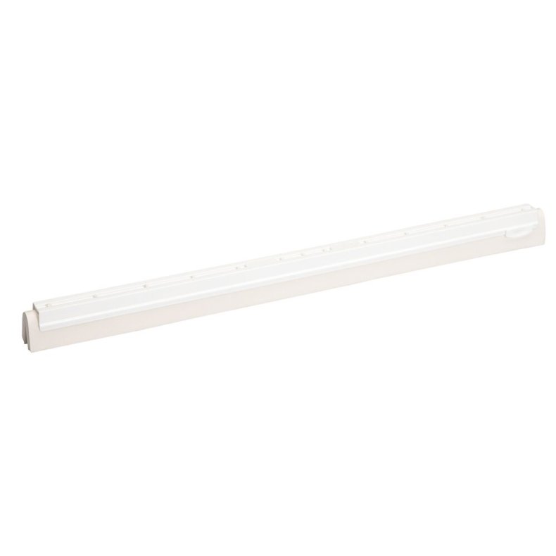 Udskiftningskassette til gulvskraber, Vikan, 60x3x4,5cm, hvid, PP/gummi, 60 cm, med dobbeltblad