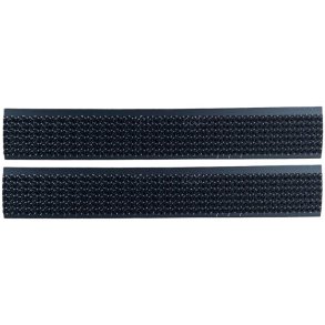 Udskiftningslister til fremf�rer, sort, PA/polyester, til 25 cm fremf�rer, 2 stk.