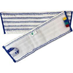 Moppe, hvid, mikrofiber, 40 cm