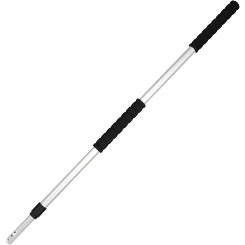 Teleskopskaft med klik, Clean Plus, bl�, acetat/aluminium/PA/PE, 100-180 cm