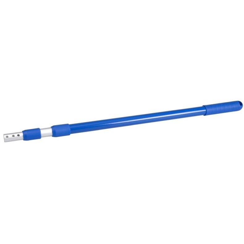 Teleskopskaft med klik, Clean Plus, bl�, aluminium/PA/plast, 70-180 cm