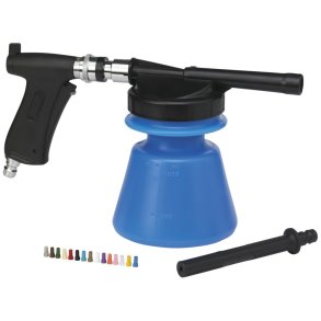 Skumspr�jte, Nito, 1,4 l, bl�, med str�ler�r