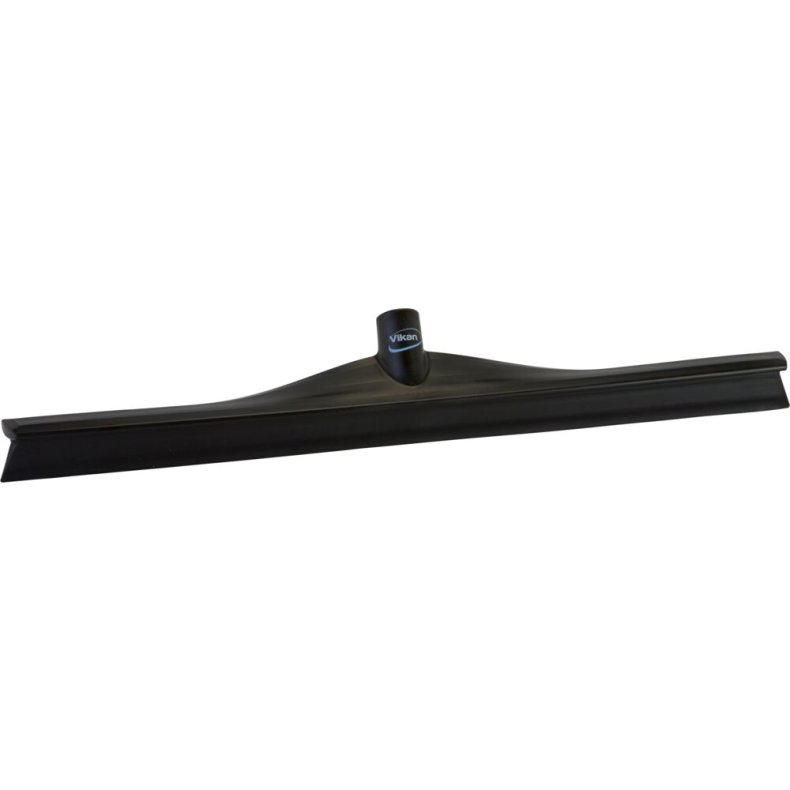 Gulvskraber, Vikan, 60x8x9,5cm, sort, TPE gummi/PP, 60 cm, med enkeltblad, ultra hygiejnisk