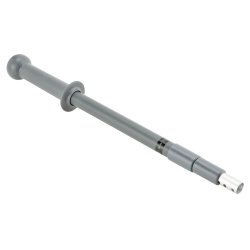 Teleskopskaft med klik, Vikan, �3,5cm, gr�, aluminium/PP, 58-139cm
